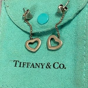 Tiffany & Co Heart Drop Earrings